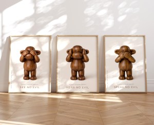 Perfekt Trio - 3 plakater i 50x70 cm - Nr. 114