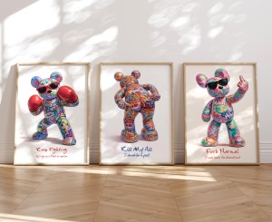 Perfekt Trio - 3 plakater i 50x70 cm - Nr. 113