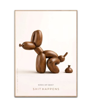 Shit Happens Nordic Art plakat