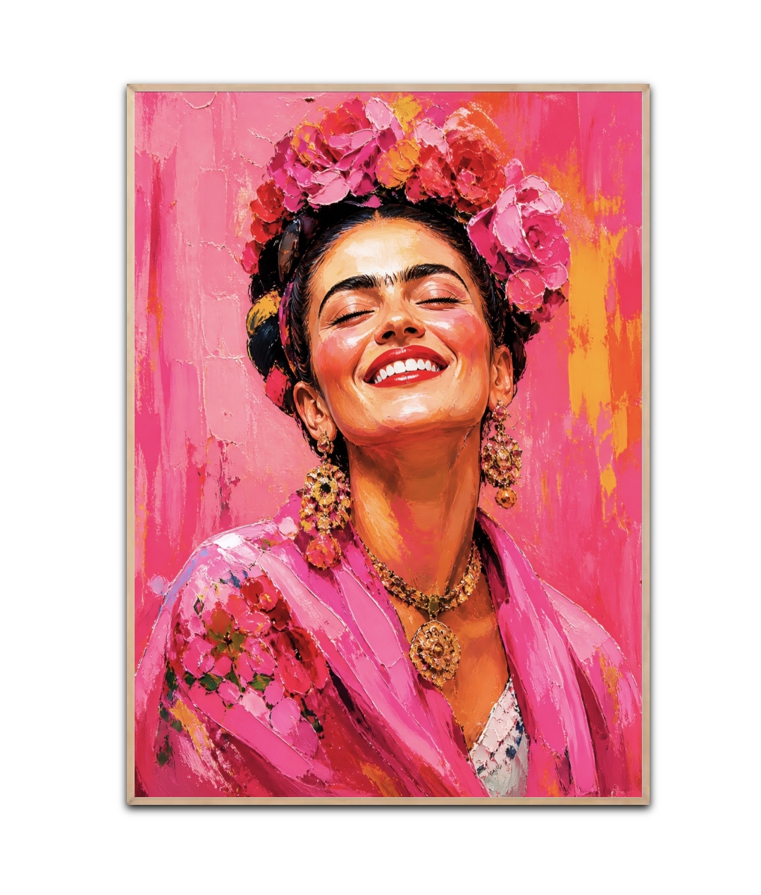 Smiling Frida plakat