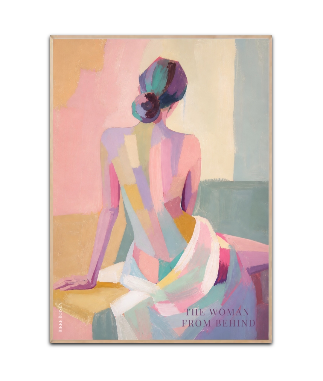 The Woman from behind plakat