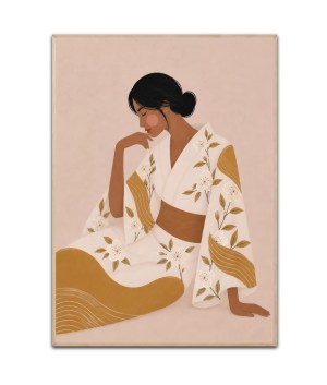 The thinking woman plakat