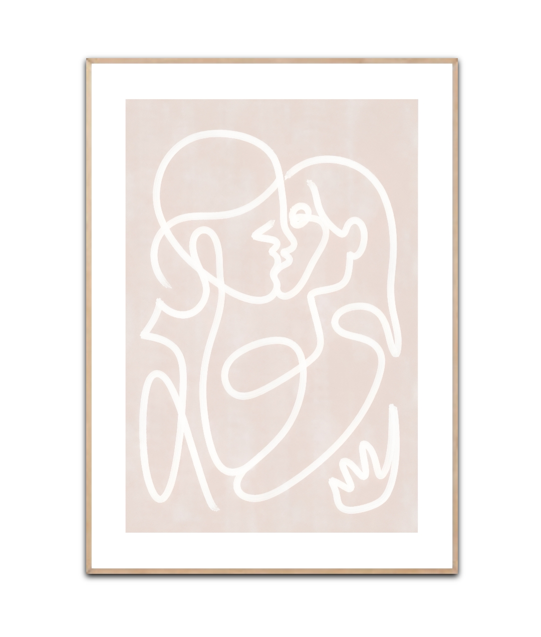 Love and kisses plakat