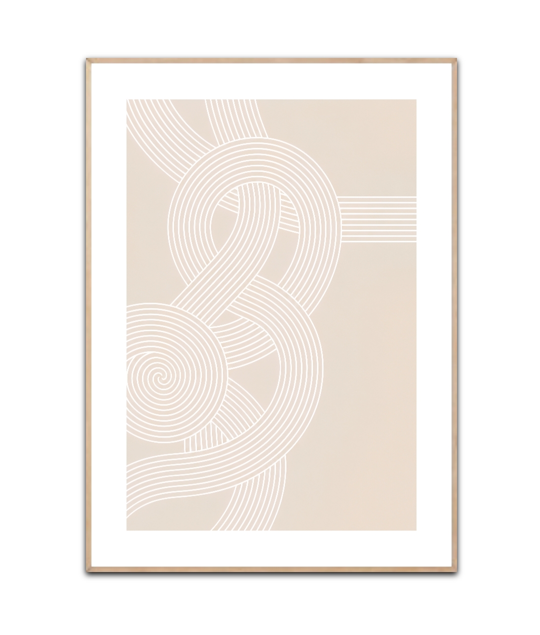Abstract lines plakat