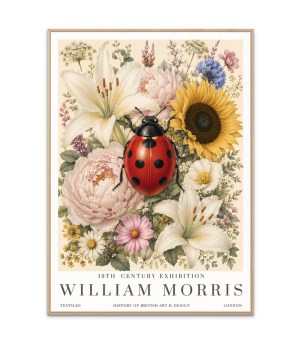 William Morris Ladybug plakat
