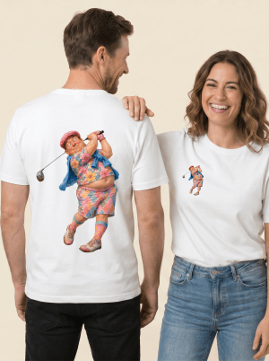 NØVN x Ideal Poster - T-shirt Golfkongen - Flere farver