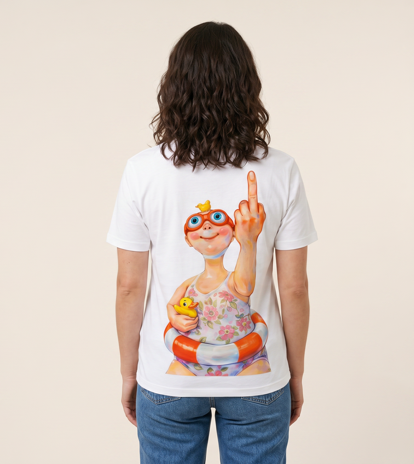 NĂVN x Ideal Poster - T-shirt Bente Badenymfe - Flere farver - Billede 6
