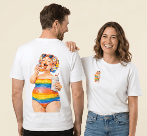 NØVN x Ideal Poster - T-shirt Lotte Lækkerbisken - Flere farver