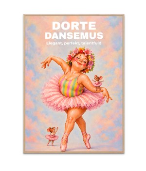 Personlig Karakterplakat - Med Valgfrit navn, kælenavn og tre ord