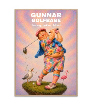 Personlig Karakterplakat - Med Valgfrit navn, kælenavn og tre ord