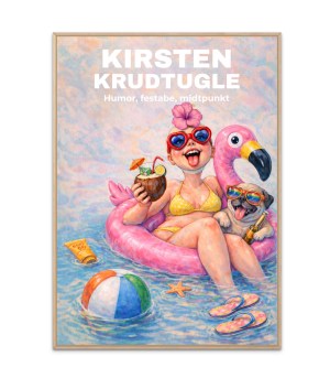 Personlig Karakterplakat - Med Valgfrit navn, kælenavn og tre ord