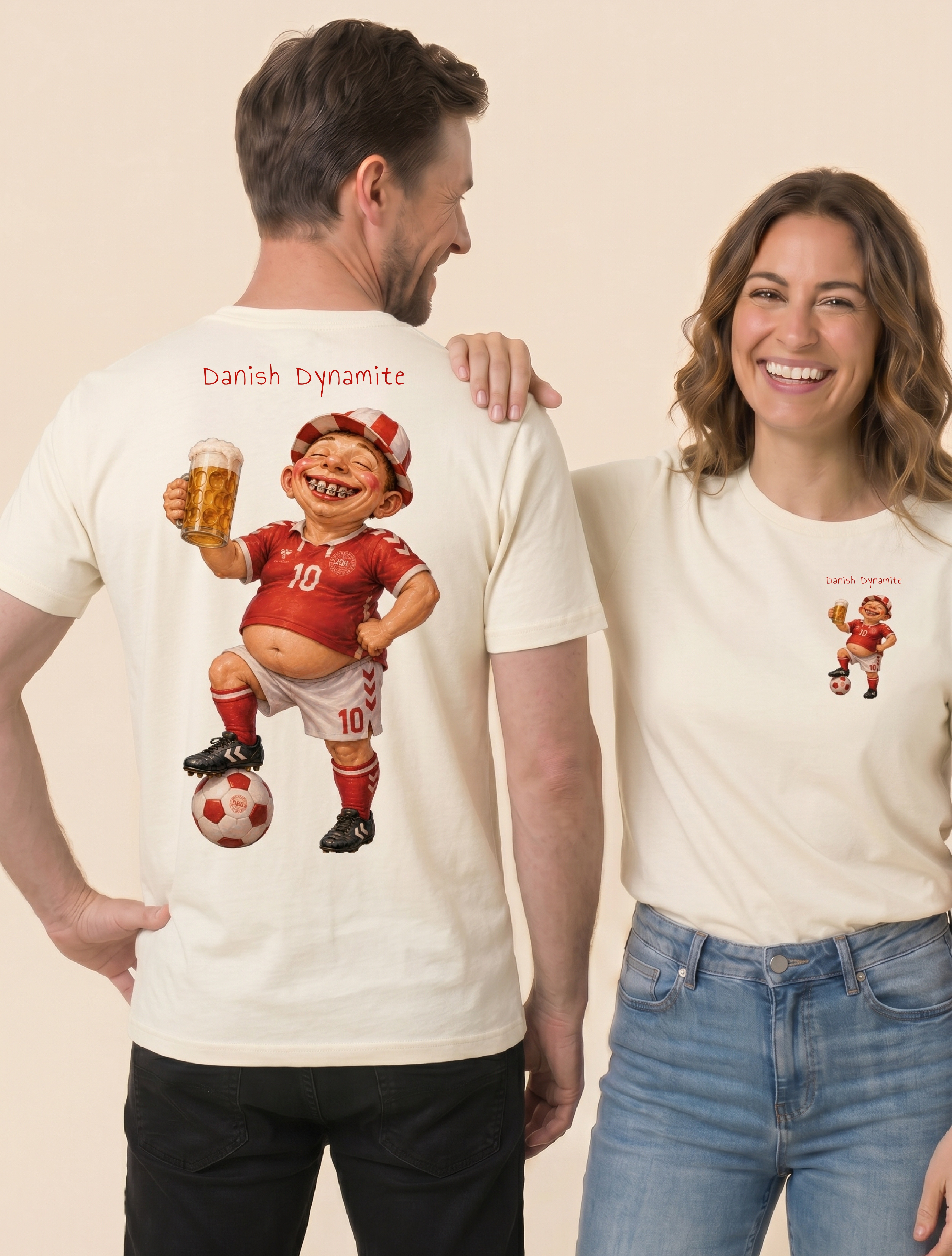 NĂVN x Ideal Poster - T-shirt Danish Dynamite m. tekst - Flere farver - Billede 4