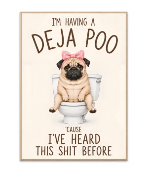 Deja Poo Plakat