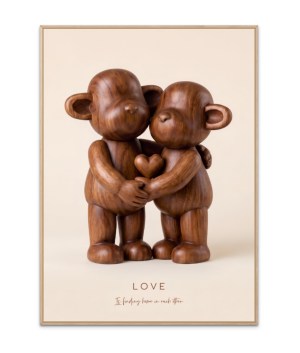 Love - Is finding home in each other Plakat