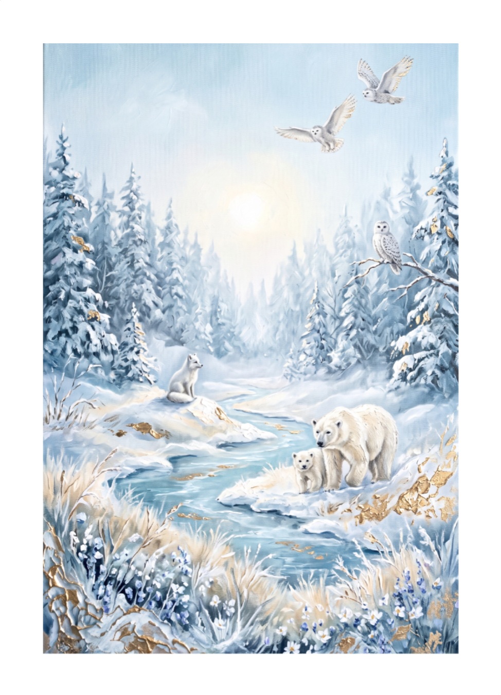 Winter Forest Plakat - Billede 2