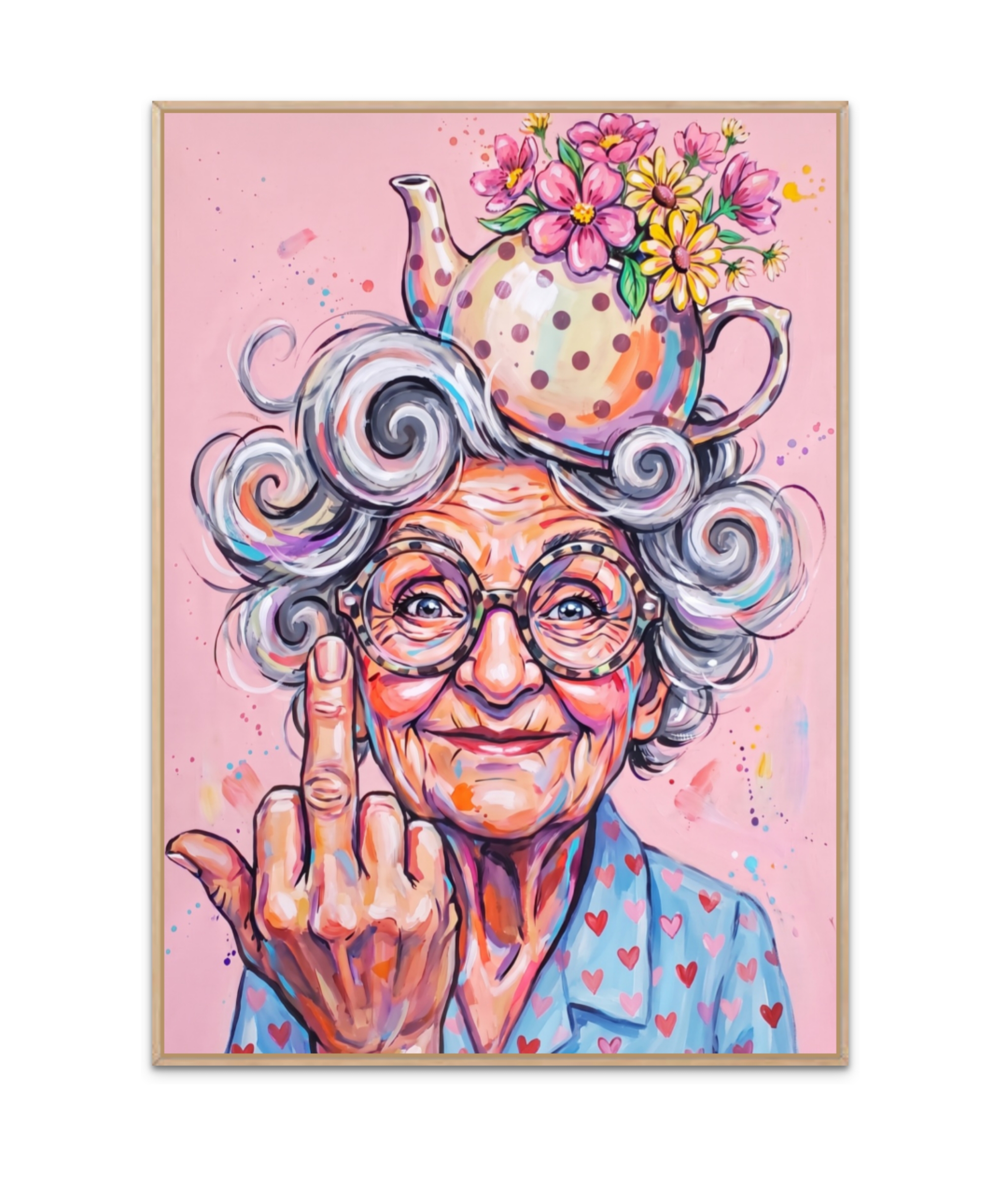 Granny Has Spoken plakat - af Rikke Boisen