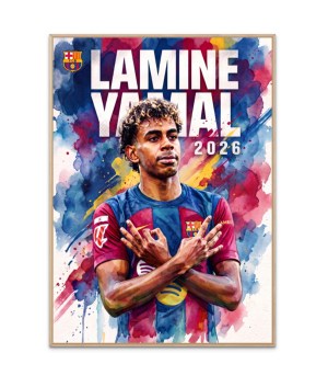 Lamine Yamal - FC Barcelona plakat