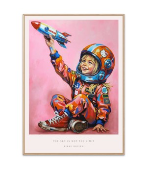 The sky is not the limit - Limited Edition Kunstplakat | Rikke Boisen