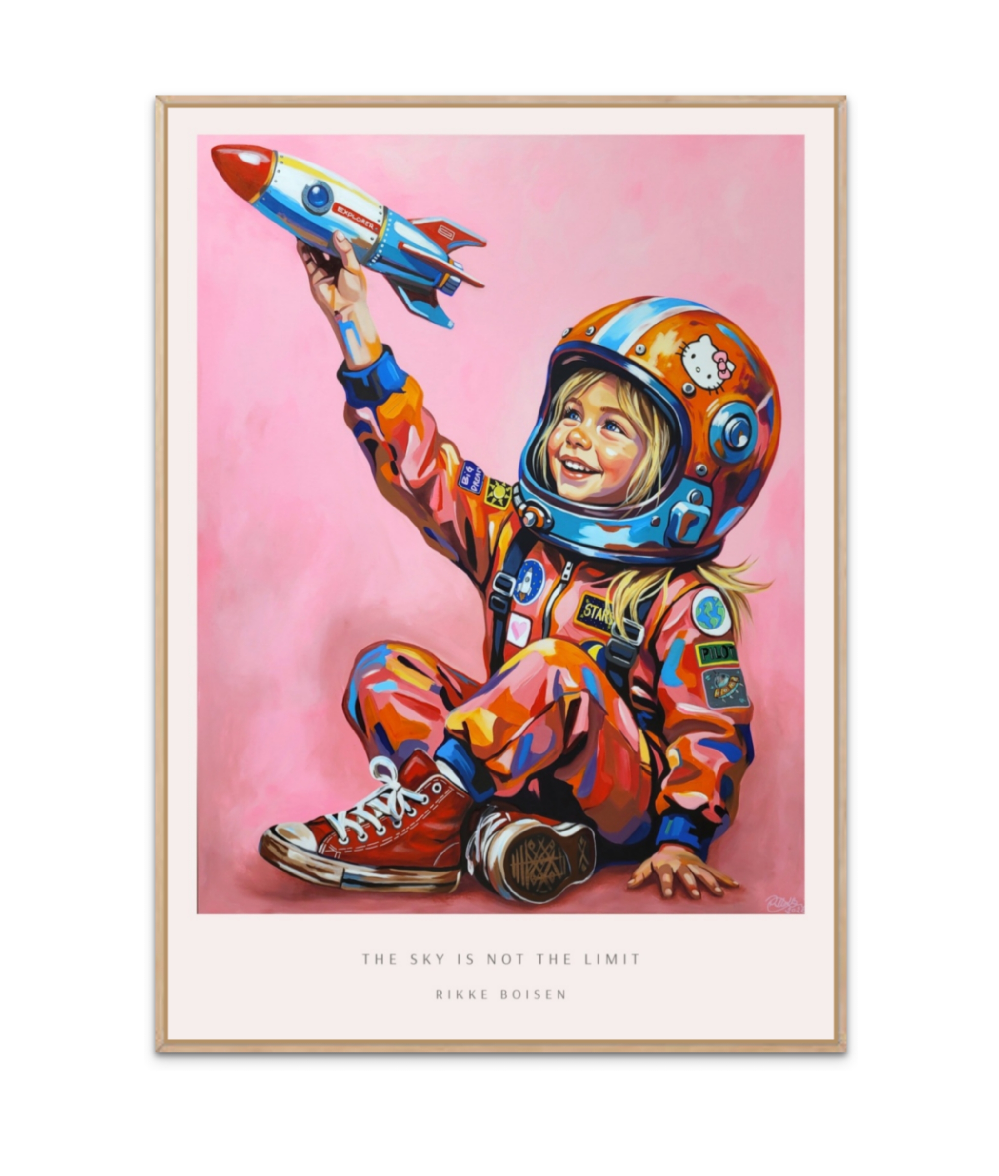 The sky is not the limit - Limited Edition Kunstplakat | Rikke Boisen