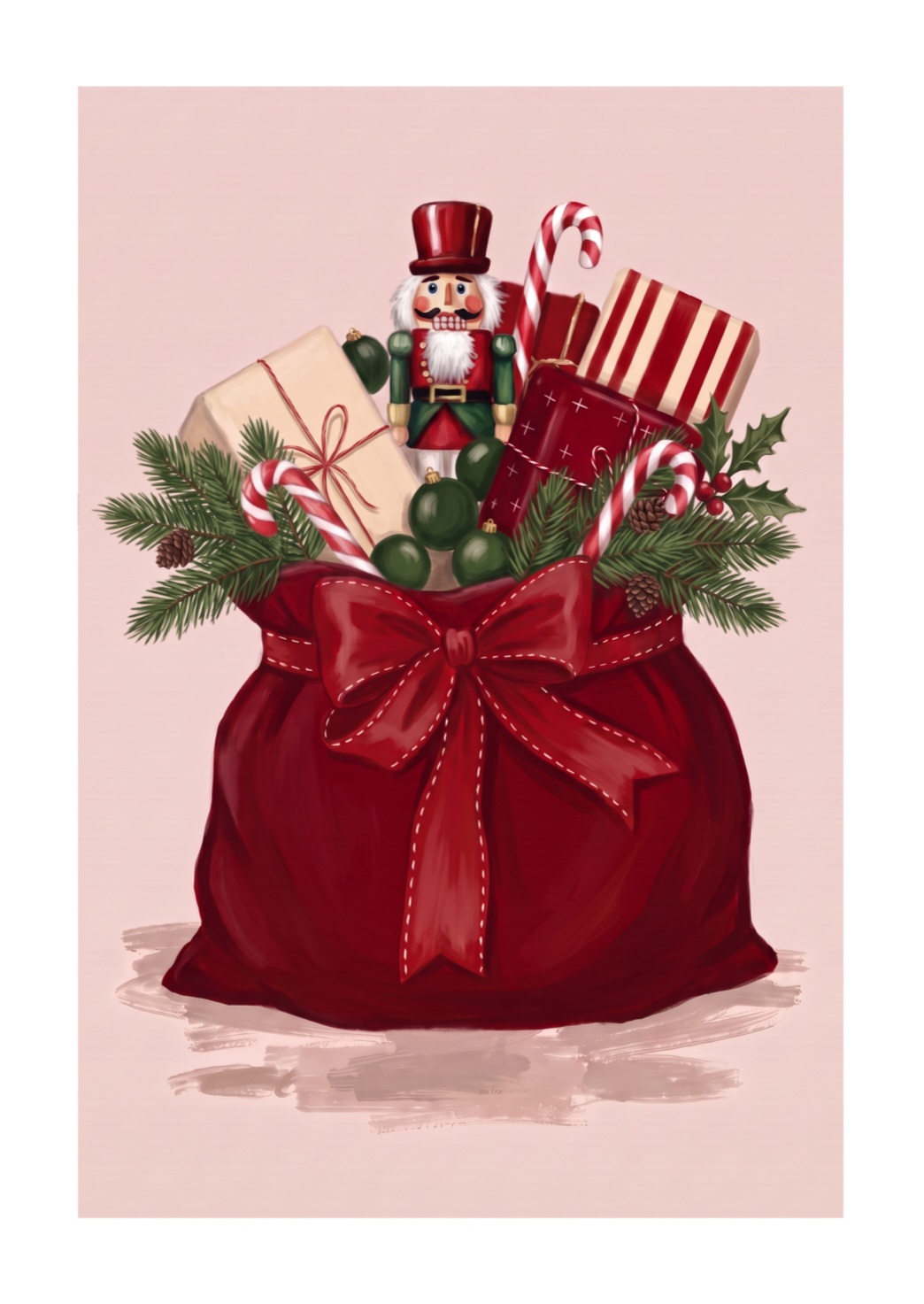 Santa's Gift Bag plakat - Billede 2