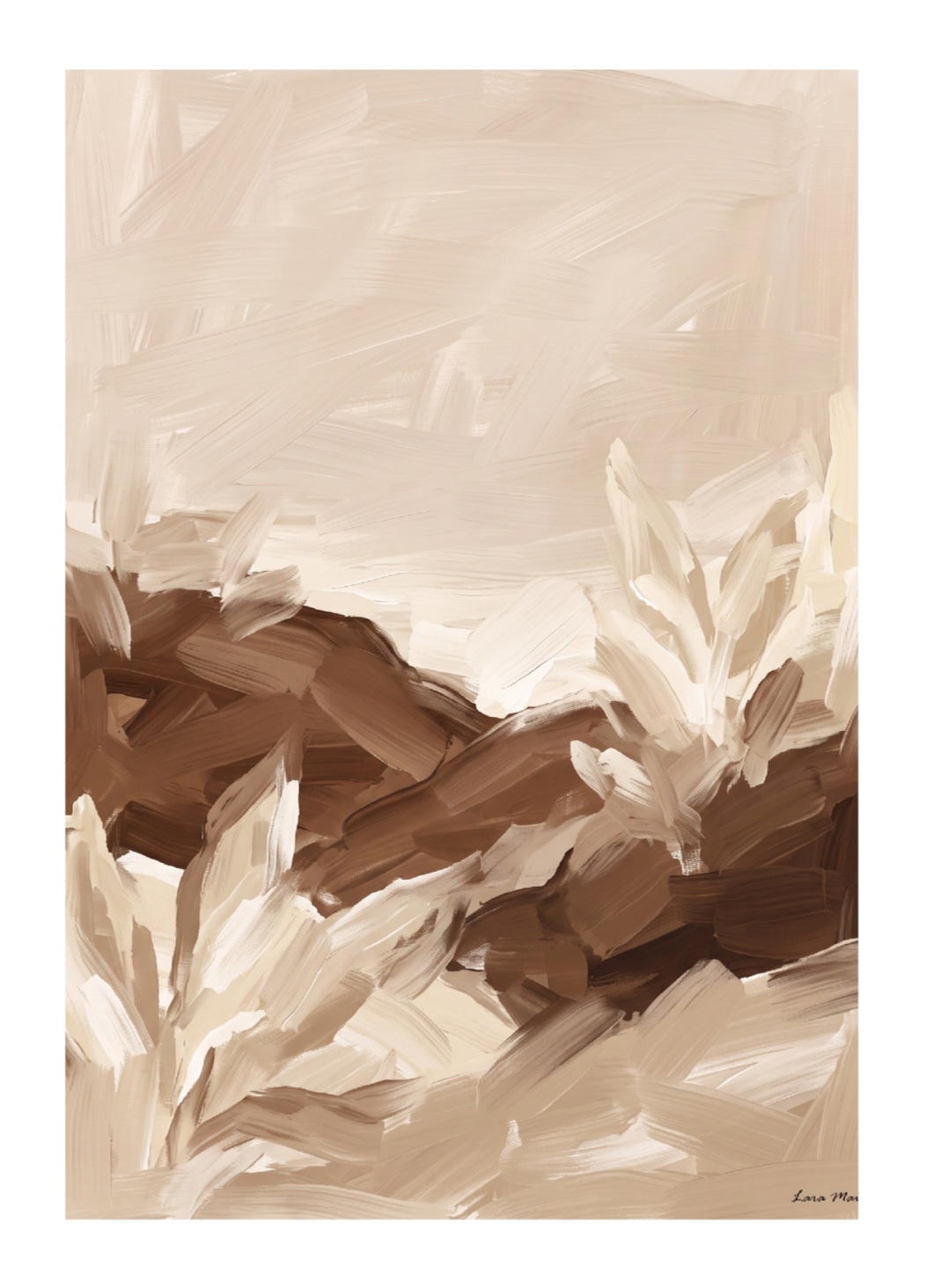 Earth Tones plakat - Billede 2