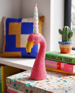 Flamingo Candle Holder – Pink flamingo lysestage